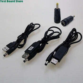 1 шт. USB-шнур питания DC5 В / 9 В / 12 В универсальный кабель адаптера преобразователя линии boost 5,5 * 2,1 мм разъем для ноутбука маршрутизатор USB-кабель для зарядки