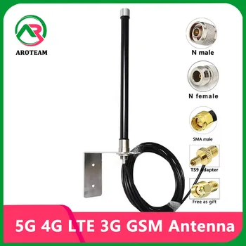 15DBI Full Bnad 5G 4G LTE 3G GSM Omni WiFi Helium Hotspot Miner Omni WiFi Oudoor Водонепроницаемая FRP Антенна из стекловолокна SMA TS9 N
