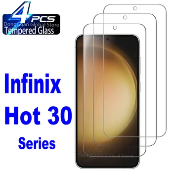 2 / 4 шт. Закаленное стекло для Infinix Hot 30 5G 30i Play NFC Защитная пленка для экрана