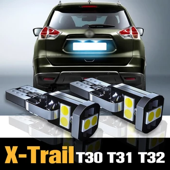 2 шт. Canbus Светодиодная лампа освещения номерного знака Аксессуары для Nissan X-Trail X Trail T30 T31 T32 2001-2019 2013 2014 2015 2016 2017