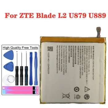2000 мАч Li3820T43P3h636338 Аккумулятор для ZTE Blade L2 U879 U889 Встроенная литий-ионная батарея Высококачественный аккумулятор для сотового телефона + инструменты