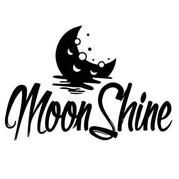 20946 # Moon Shine Различные размеры Виниловая наклейка Автомобильная наклейка Водонепроницаемые автодекоры для бампера заднего стекла