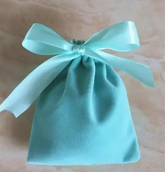 24 шт. бесплатная доставка синий розовый серый фланель ткань подарок обертка вечеринка маленькая сумка упаковка выпускной украшение свадьба день рождения
