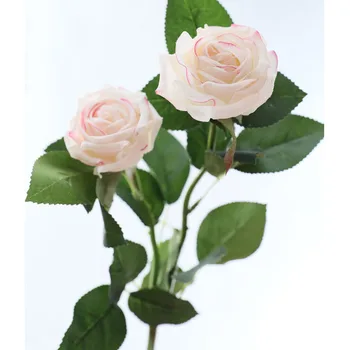 5 шт./лот Искусственная роза Шелковый цветок Маленький букет Flores Home Party Весенние украшения Свадебное украшение Поддельный цветок DIY Венок