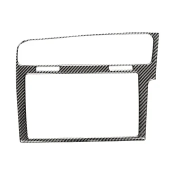 8 дюймов из углеродного волокна Mib Frame Радиопанель Декоративная рамка для 7 Mk7 Golf 7.5 Mk7.5 Рамка экрана
