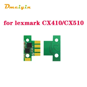 80C8HK0/80C8HC0/80C8HM0/80C8HY0 Микросхема тонера для Lexmark CX410/CX510