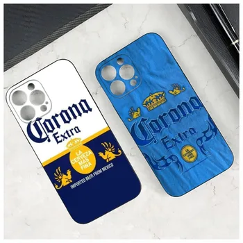 Corona Extra Beer Чехол для телефона Iphone15 14 12 11 Pro Max Mini X XR XS 7 8 14 Max SE 2020 Мягкие чехлы для телефона