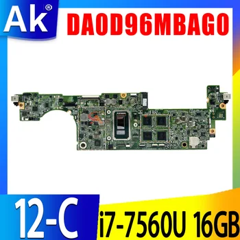 DA0D96MBAG0 Для материнской платы ноутбука HP Spectre X2 12-C 12T-C i7-7560U процессор 16 ГБ ОЗУ 920544-601 920545-601