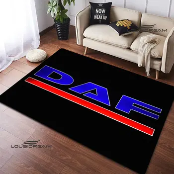 DAF печать логотипа грузовика ковер спортивный ковер игровая комната гостиная спальня красивый нескользящий ковер фото реквизит подарок