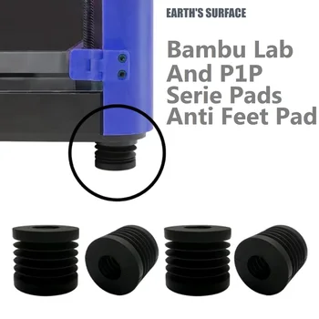 ES-3D Детали для принтера 2/4/8PCS Амортизирующая подставка для ног Резиновые ножки для Bambu Lab И P1P серии 3D-принтеров Pads Anti Feet Pad