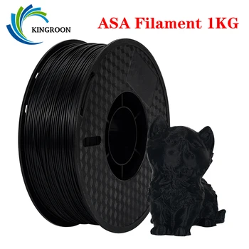  KINGROON ASA Filament Нити для 3D-принтера с высокой устойчивостью к ультрафиолетовому излучению Катушка 1 кг идеально подходит для печати наружных функциональных деталей 1,75 мм FDM