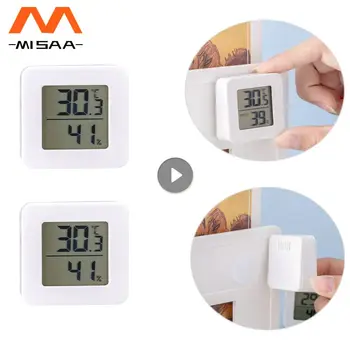 Mini LCD Цифровой термометр Гигрометр Внутренний комнатный электронный измеритель температуры Датчик влажности Датчик Метеостанция для дома