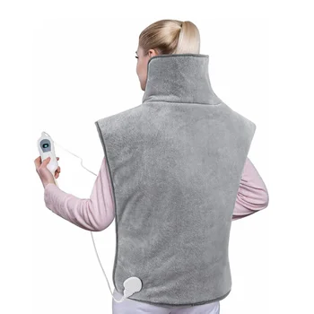 MVPower Грелка для спины и шеи Электрическая грелка для мышц, боли и судорог в шее, спине и плечах, 3 нагрева