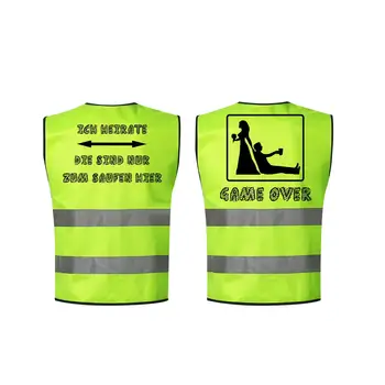 Party Security Vest Safety Vest со светоотражающими полосами для карнавальной сварки