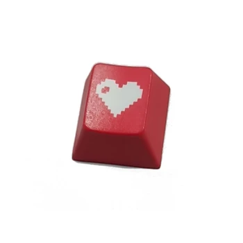 Red Love Heart Pattern Клавиатура Колпачок Механический для Колпачка Клавиши Шляпа для ПК Компьютер Ноутбук Использовать Расходные материалы
