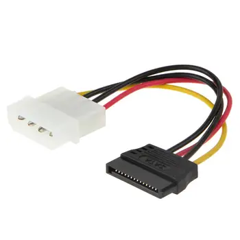 Serial ATA SATA 4-контактный IDE Molex На 1/2/3 из 15-контактного кабеля HDD адаптера питания Горячая всемирная акция