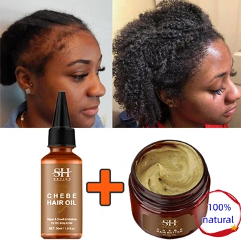 Sevich Набор для быстрого роста волос Chebe Oil Traction Alopecia Маска для укрепления волос Против выпадения волос Новая Африка Лечение облысения Уход