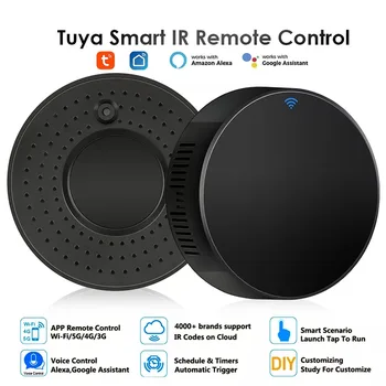 Smart Wifi IR Универсальный пульт дистанционного управления с Tuya и Smart Life Home Remote для кондиционера TV DVD Alexa Google