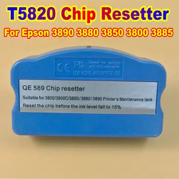 T5820 Чернильная коробка для обслуживания Набор для сброса чипа для Epson 3890 3880 3850 3800 3885 Инструмент для сброса чернильного контейнера для принтера