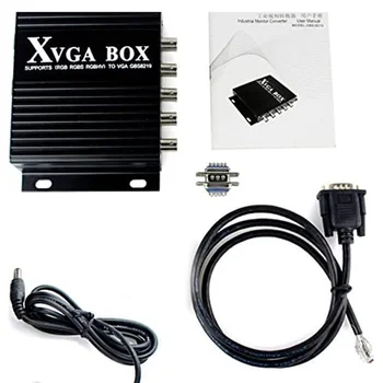 XVGA Box RGB RGBS MDA CGA EGA в VGA Промышленный монитор Видеоконвертер GBS-8219 Промышленный преобразователь мониторов Штекер США