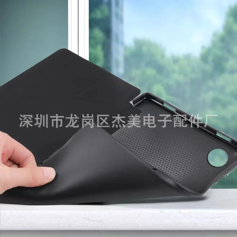 Для Samsung Galaxy Tab A9+ 2023 A9Plus X210 A9 8.7 S9FE+ Силиконовая мягкая спинка Ultra PU кожа Smart Cover для TabА8 10.5