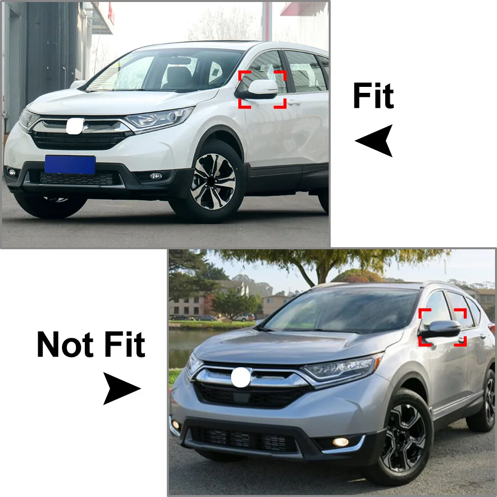 Накладки крышек боковых зеркал заднего вида из углеродного волокна ABS для Honda CR-V 2017 2018 2019 / CRV 17 18 19 Автомобильные аксессуары
