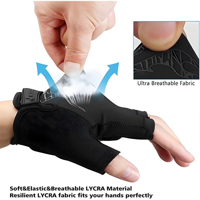  Велосипедные перчатки с половиной пальца для мужчин и женщин Дышащие противоскользящие ударные велосипедные перчатки с гелевой прокладкой Дорожный велосипед MTB Спортивные перчатки