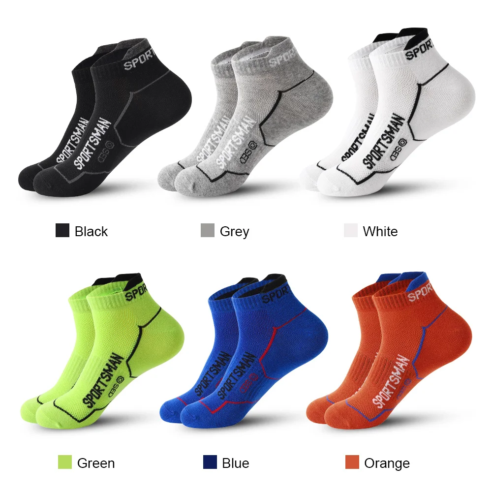6 пар высококачественные мужские носки для лодыжек дышащий хлопок спортивные носки сетчатые повседневные спортивные летние тонкие стрижки короткие соккен размер 38-45