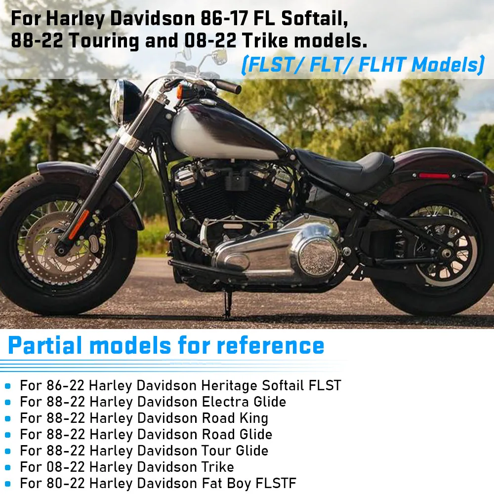 1 пара колышек переключения передач с пятки и носка передних и задних рычагов с колышками переключения передач для Harley Davidson 86-17 FL Softail, 88-22 Touring PQY-PSD11