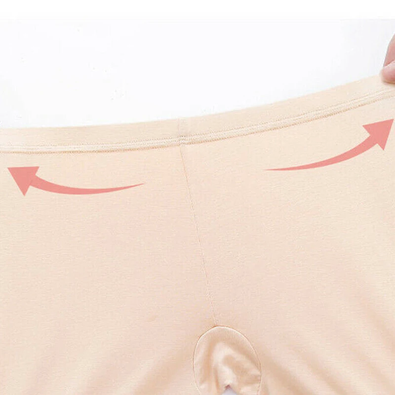 Бесшовные шорты с высокой талией под юбкой Плюс размер Сексуальное кружево Против натирания бедра Безопасность Короткие брюки Женское нижнее белье