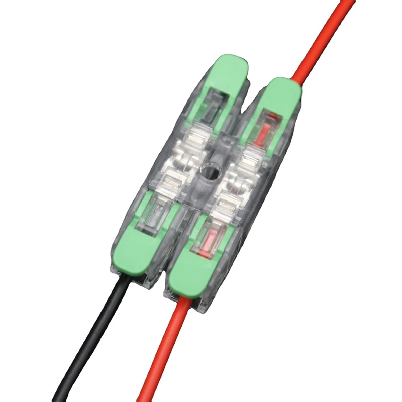  Комплект быстроразъемных соединителей проводов От 2 до 2 Встроенные электрические рычажные гайки Соединители для сращивания Стыковые клеммы
