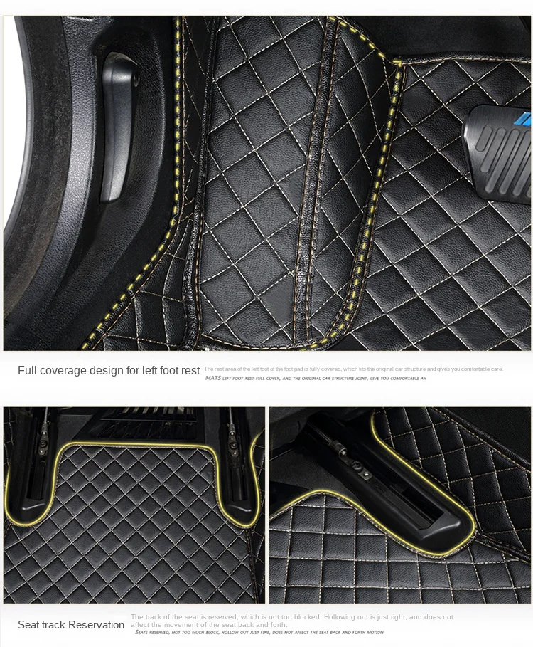 Изготовленные на заказ автомобильные коврики для Changan CS75 PLUS 2020-2022 годов Ковер из искусственной кожи Аксессуары для интерьера автомобиля