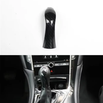  Автомобильная ручка переключения передач Крышка головы ABS Наклейки для Infiniti Q50 Q50L 2015 2016 2017 2018 2019 Аксессуары для интерьера