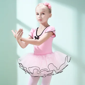 Детская танцевальная одежда Одежда для девочек Одежда для тренировок Маленькая девочка Балетное платье Танцевальная юбка Детские костюмы