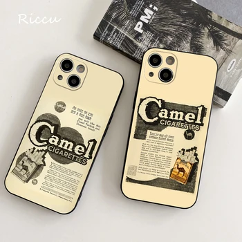 ДЛЯ IPhone 14 Сигаретный бренд Дизайн-Camels Мягкий чехол для Iphone 14 11 12Pro 8 7 Plus X 13Pro MAX XR XS Чехлы