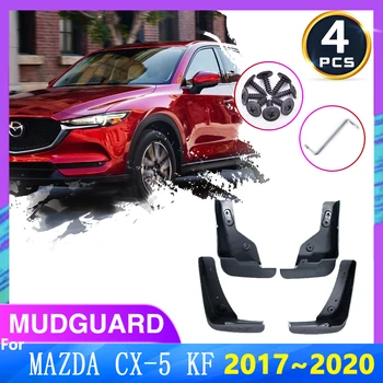 Для Mazda CX-5 KF 2017 2018 2019 2020 Переднее и заднее колесо Брызговик Брызговик Крыло 4PCS Автозапчасти Авто Аксессуары