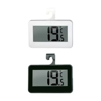 ЖК-дисплей Холодильник Термометр Морозильная камера Термометр с крючком Легко читаемый цифровой термометр для кухни Дом Подвал В помещении