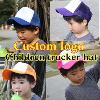 Изготовленная на заказ детская повседневная шапка из пенопласта для мальчиков Бейсболка для детей для досуга Лето на открытом воздухе для девочек спорт Кепка дальнобойщика с логотипом