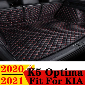коврик багажника автомобиля для KIA K5 Optima 2020 2021 Всепогодный задний грузовой чехол Ковровый вкладыш Хвост Интерьер AUTO Запчасти Багажник Багажник