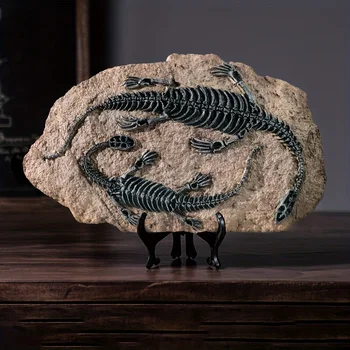 Креативный динозавр ископаемая смола ремесло украшение ретро статуя животного миниатюрная внутренняя гостиная украшение сувенир домашний подарок