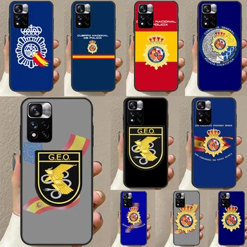 Логотип Национальной полиции Испании для Redmi 10 9C 10C 12C Чехол для Xiaomi Redmi Note 12 Pro 10 9 8 11 Pro 9S 10S 11S 12S