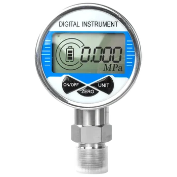 Манометры Цифровой дисплей Давление масла Гидравлический измеритель давления 0-100 МПа для газа, воды, масла