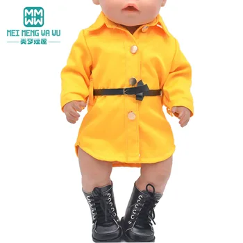 Модные рубашки пальто подходят 43-45 см детская игрушка новорожденная кукла и американская кукольная одежда Подарок для девочки