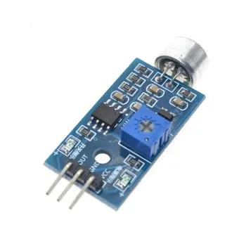 Модуль датчика обнаружения звука Датчик звука Интеллектуальный автомобиль для Arduino Дропшиппинг Оптом