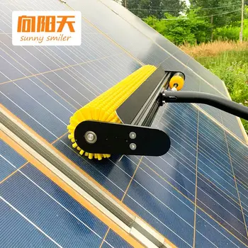 Моющая солнечная панель Вращающиеся роботы для очистки солнечных панелей на продажу лучшая щетка для чистки Sunnysmiler