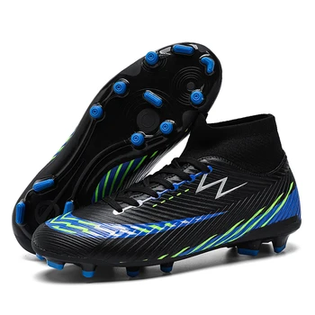 Мужская футбольная тренировочная обувь Красочные женские профессиональные футбольные кроссовки Газон унисекс Большой размер 45 Футбольная футбольная обувь
