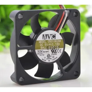 Новый вентилятор охладителя для AVC C5010B05M 5010 5 В 0,18 А 5 см бесшумный вентилятор охлаждения 50 * 50 * 10 мм