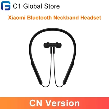 Оригинальный Xiaomi Bluetooth Шейный обод Гарнитура Магнитные наушники Гибридный шумоподавление Шейный обод Наушники