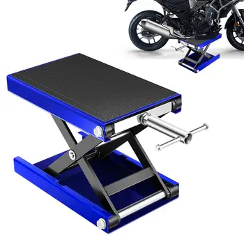  Подъемный стол для мотоциклов 1100 фунтов Сверхмощный гидравлический мотоциклетный подъемник JackCenter Ножницы Подходит для рабочих инструментов для мотоциклов и квадроциклов