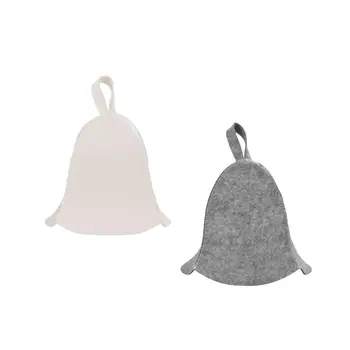 Сауна Войлочная шапочка Шапка для ванны Шапка для сауны 14x10 дюймов Портативный для купания или приготовления на пару